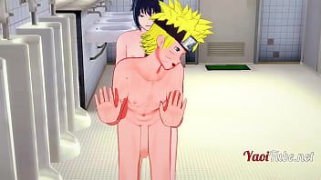 Odtwórz Naruto yaoi - naruto i sasuke uprawiają seks w szkolnej toalecie i spuszczają się w jego usta i tyłek. bez siodełka anal creampie 2/2