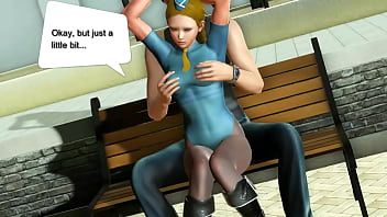 تشغيل Cammy street fighter cosplay hentai game girl having sex with a strange man in new animated manga hentai with sex gameplay