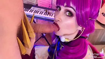 Jouer Evelynn kda pipe et sexe anal dur - cosplay league of legends