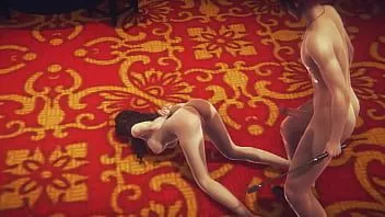 Reproducir Hentai sin censura - trío teniendo sexo con 2 camareras en un restaurante completo - japonés asiático manga anime película juego porno