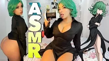 Jouer Asmr intense porn oreille lécher tatsumaki cosplay taquiner et vous faire jouir