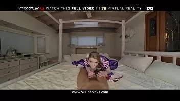 Jouer Rapunzel, princesse rousse adolescente, aspire à une grosse bite vr porn