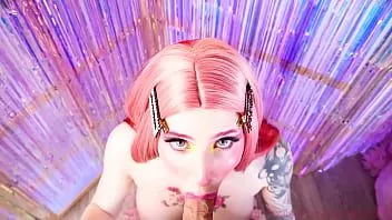 play Pinkie precisa da carícia do papai e chupa o pau dele com sua boca doce