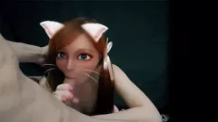 Redare Muie explicită a fetiței roșcate inspirată de hentai