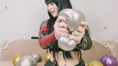 play Tifa Lockhart's Naughty Cosplay: Dirty Talk, Balloon Fetish & rasé chatte