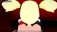 Jouer Aider Harley Quinn à atteindre l'extase: blonde anime cosplay masturbation pov