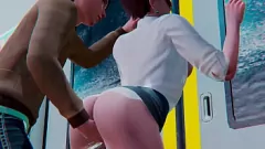 Reproducir 3d Hentai: el sucio encuentro del metro de los empresarios estadounidenses con dama de oficina japonesa