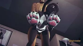 Jouer Furry hentai - renard baise chat avec creampie - anime manga yiff japonais 3d porno