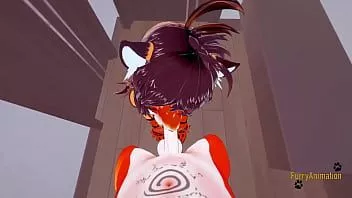 play Tüylü hentai 3d - pov kaplan oral seks ve tilki tarafından becerdin alır - japon manga anime yiff çizgi film porno