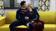 Redare Urmărește-l pe Superman Fuck Supergirl în această scenă de cosplay porno DC cu o milf latină blondă matură