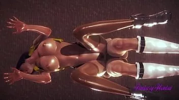 Reproducir Cowboy bebop hentai 3d - faye valentine mamada con semen en la boca y follando su coño con creampie