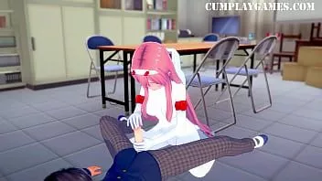 play Chica cosplay con sexo de coño sensible con un amigo de la universidad en la sala del club - cumplay games