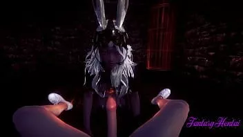 Abspielen Final Fantasy Xiv Hentai 3d - Fran hat einen Blowjob und wird mit Sperma in den Mund und die Muschi gefickt - anime porn video