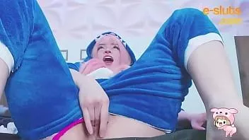 Abspielen Cosplay Teen Ahegao ist unartig und spielt mit Spielzeug | live anschauen e-sluts.com