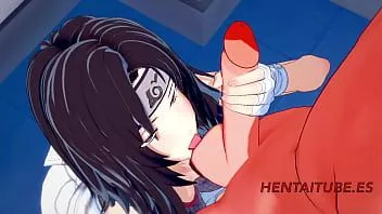 Abspielen Naruto Hentai 3d - Kurenai Blowjob und Handjob für Naruto, und er spritzt in ihren Mund